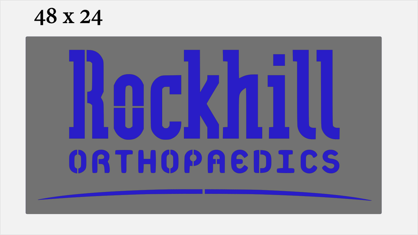 Custom Metal Sign, ROCKHILL ORTHOPAEDICS