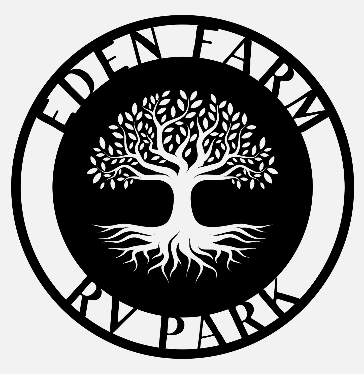 Custom Metal Sign, EDEN FARM