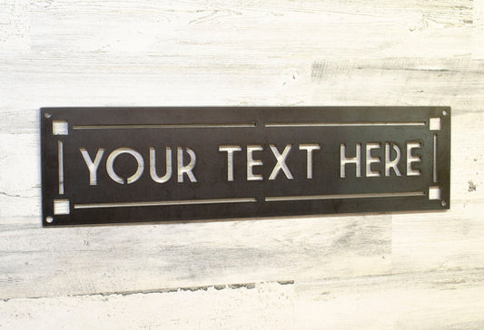 Metal Sign, Custom Established, Family Name, Personalized Gift, Commercial, Business, Housewarming Raw Steel Vintage Decor