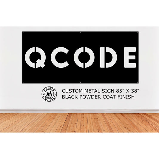 Custom metal sign for David, business logo sign