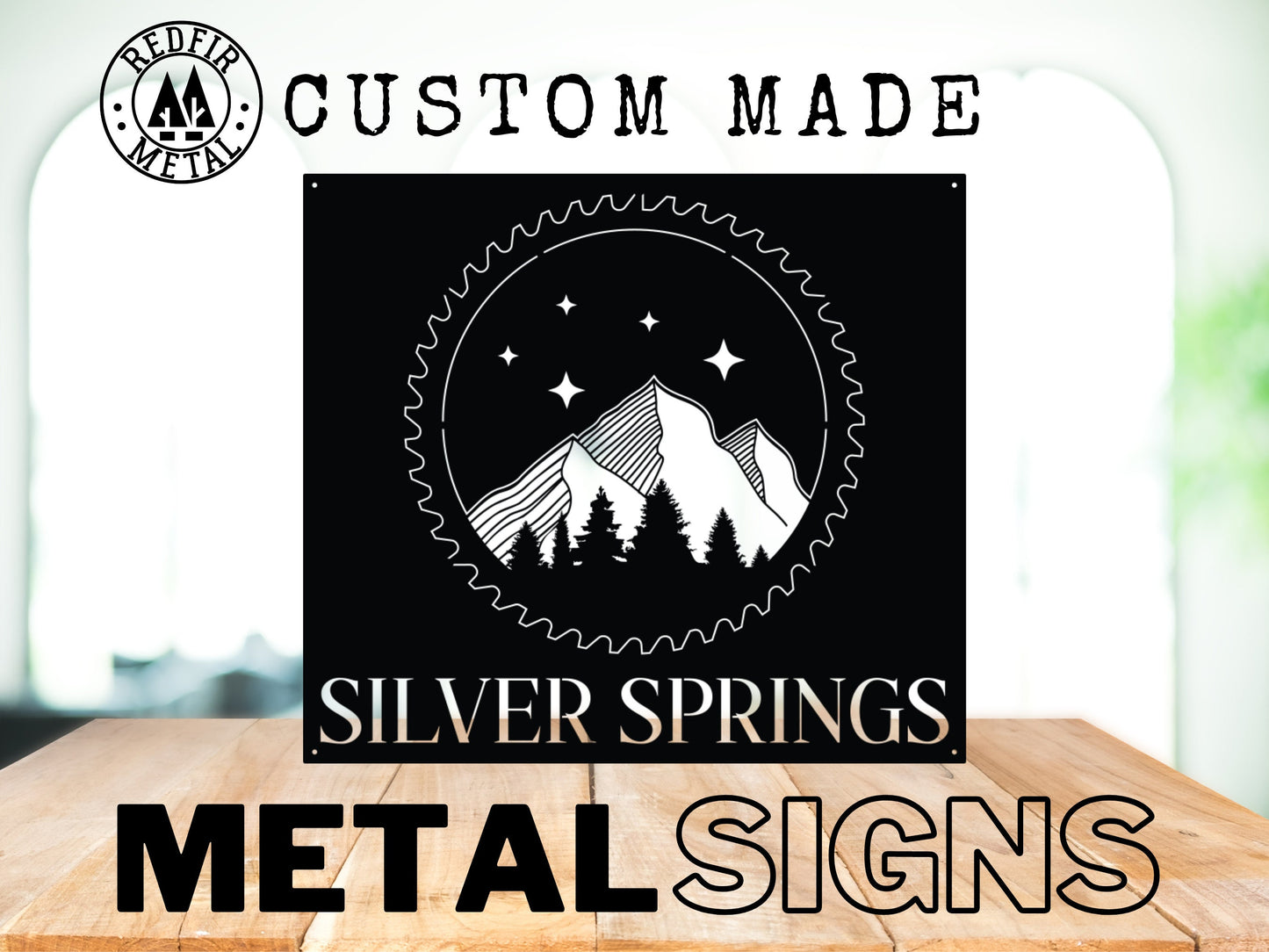 Personalized Business Logo Metal Signs - Your Logo or Artwork - Custom Sign - Wedding Gifts - Metal Wall Decor - Address Sign -