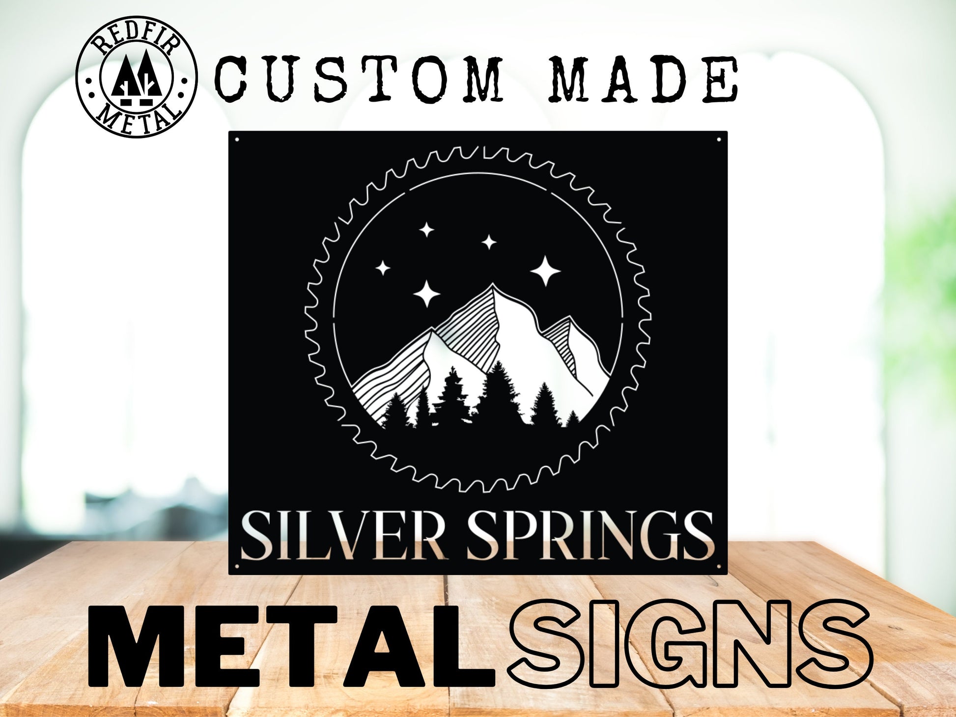 Personalized Business Logo Metal Signs - Your Logo or Artwork - Custom Sign - Wedding Gifts - Metal Wall Decor - Address Sign -