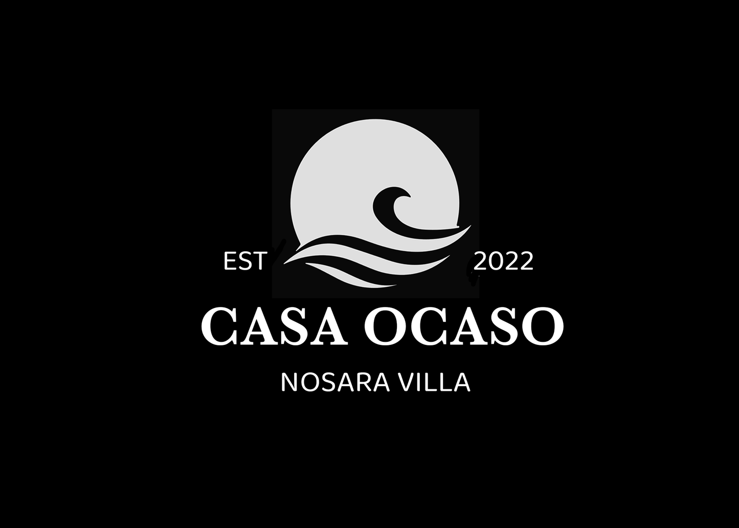 CASA OCASO Custom steel sign