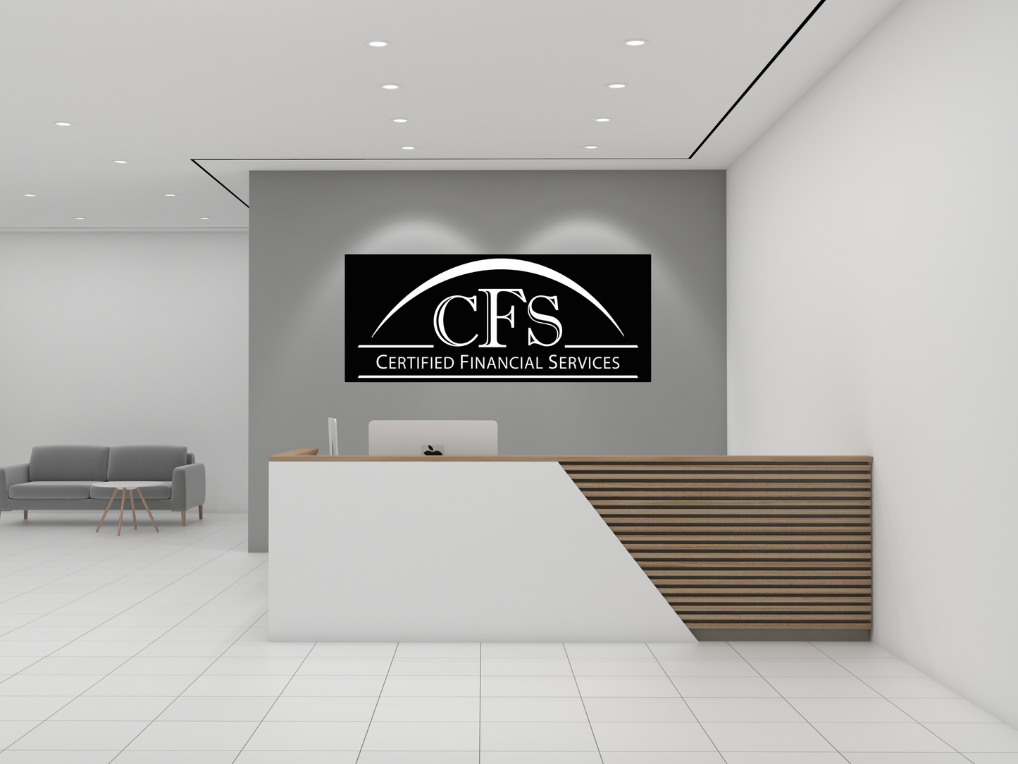 Custom Metal Sign, CFS Logo – REDFIR METAL