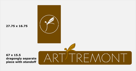 Custom Metal Signs for Art Tremont