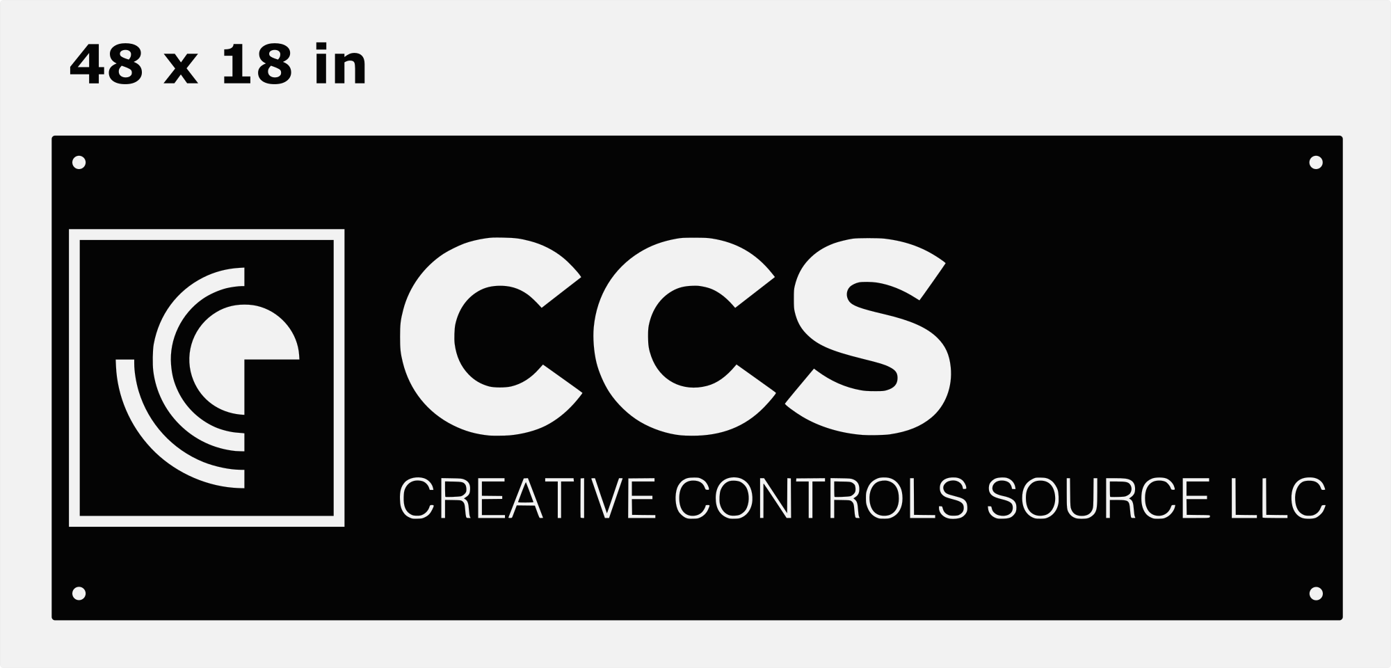 Custom Logo Sign, Creative Controls – REDFIR METAL