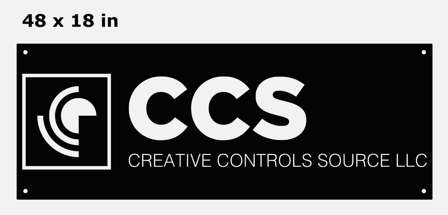 Custom Logo Sign, Creative Controls