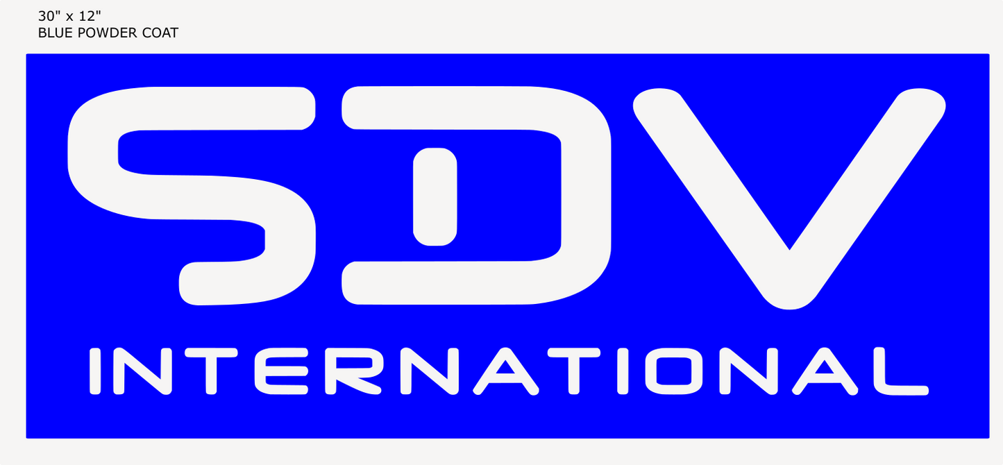 Custom Metal Sign, SDV International