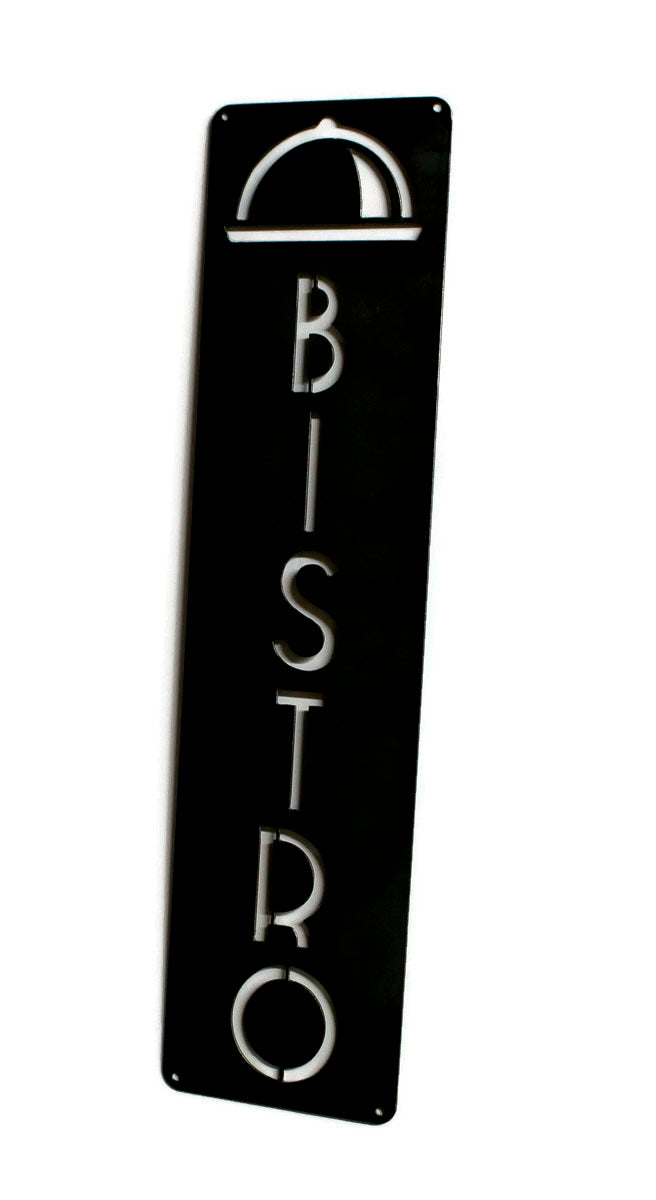 Bistro Vertical Sign, Metal Sign, Kitchen Decor, Cooking, Farmhouse, Cook Gift, Kitchen Wall Art