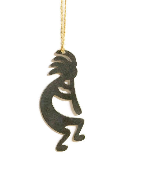 Kokopelli Southwest Metal Christmas Ornament Tree Stocking Stuffer Party Favor Holiday Decoration Raw Steel Gift Recycled Nature Home Decor