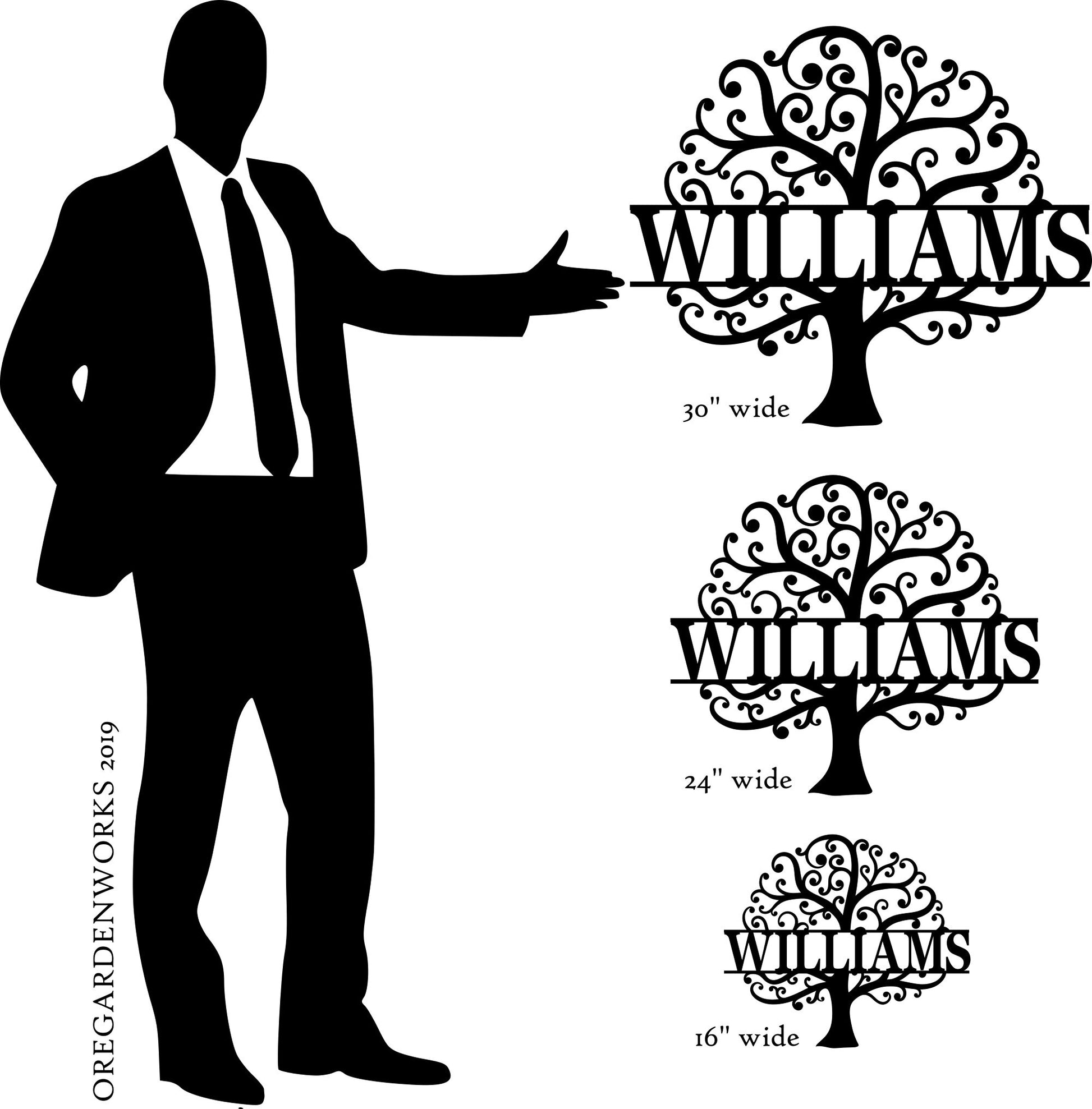 Tree of Life, Family Name Wall Art, Personalized Wedding, Anniversary Gift, Custom Family Name Sign