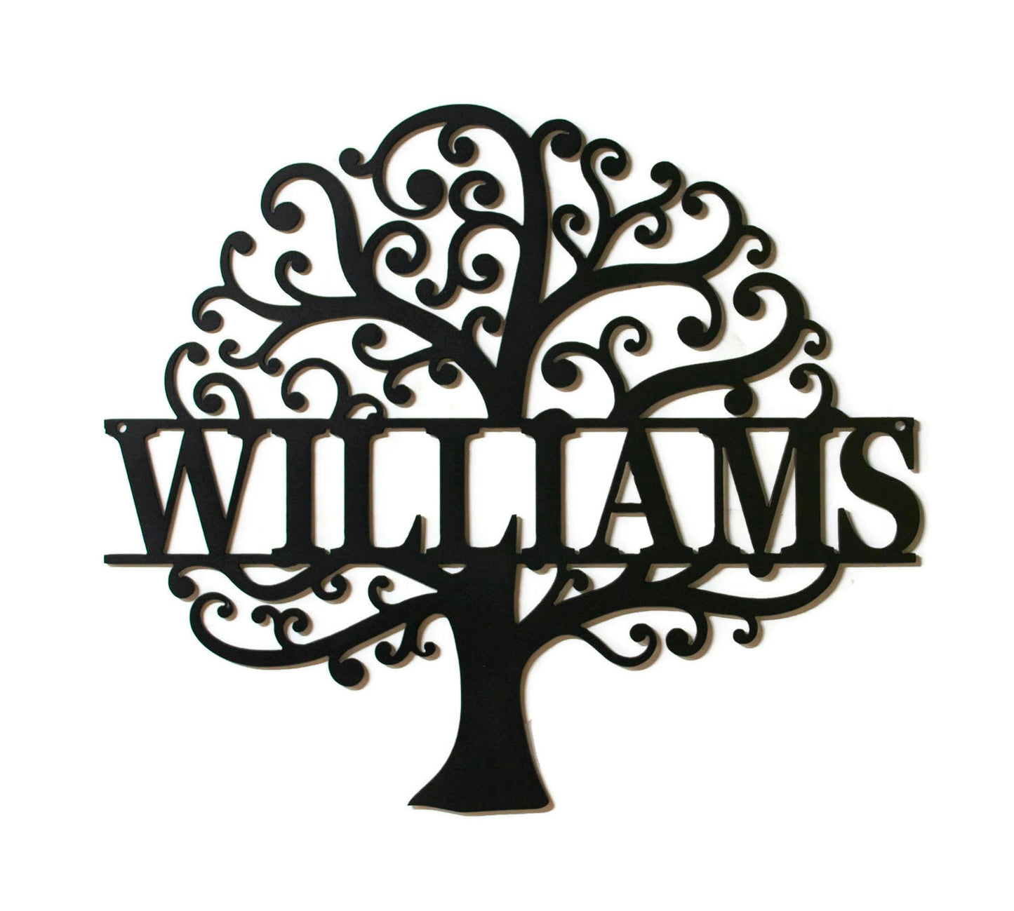 Tree of Life, Family Name Wall Art, Personalized Wedding, Anniversary Gift, Custom Family Name Sign