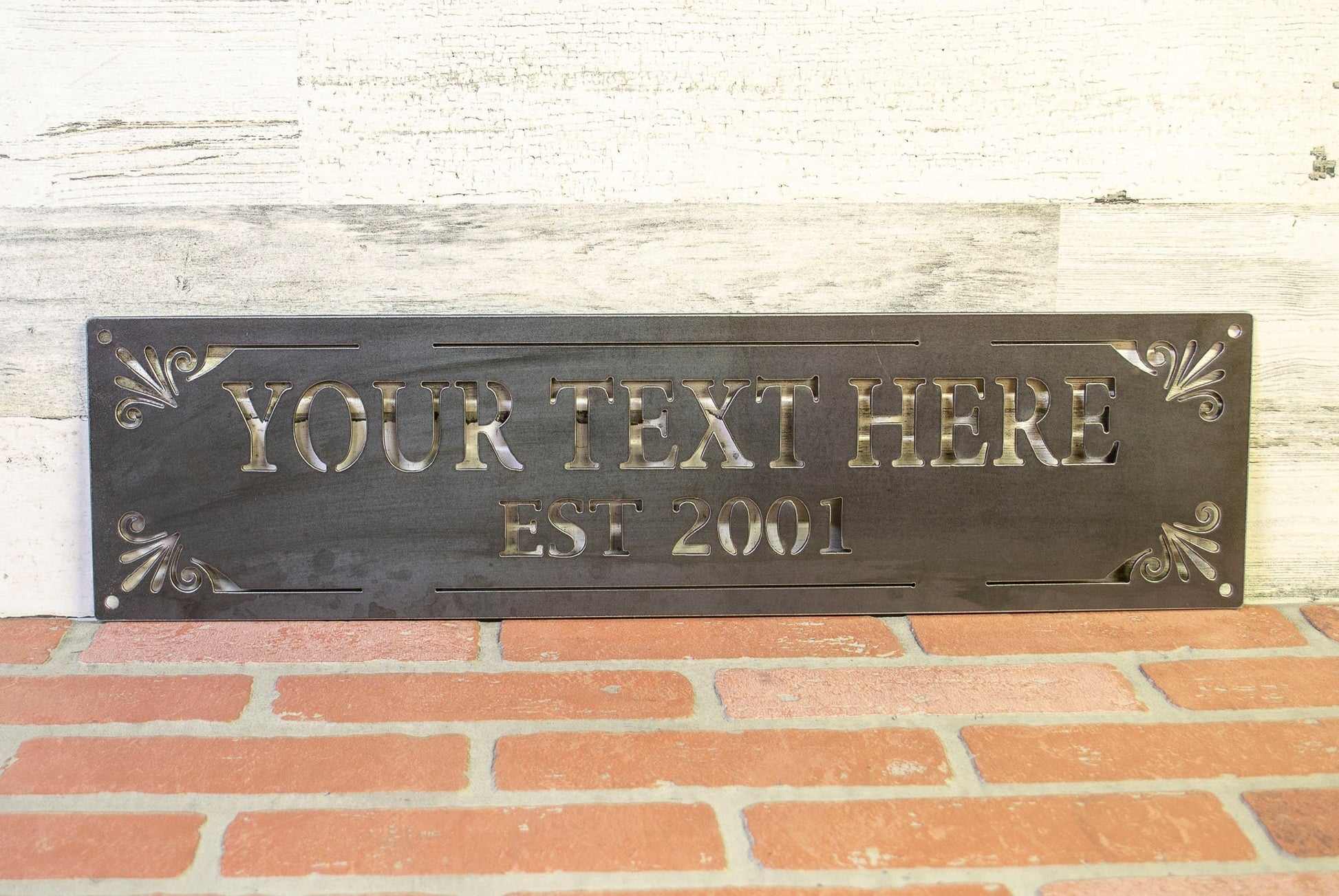 Personalized Rustic Metal Signs