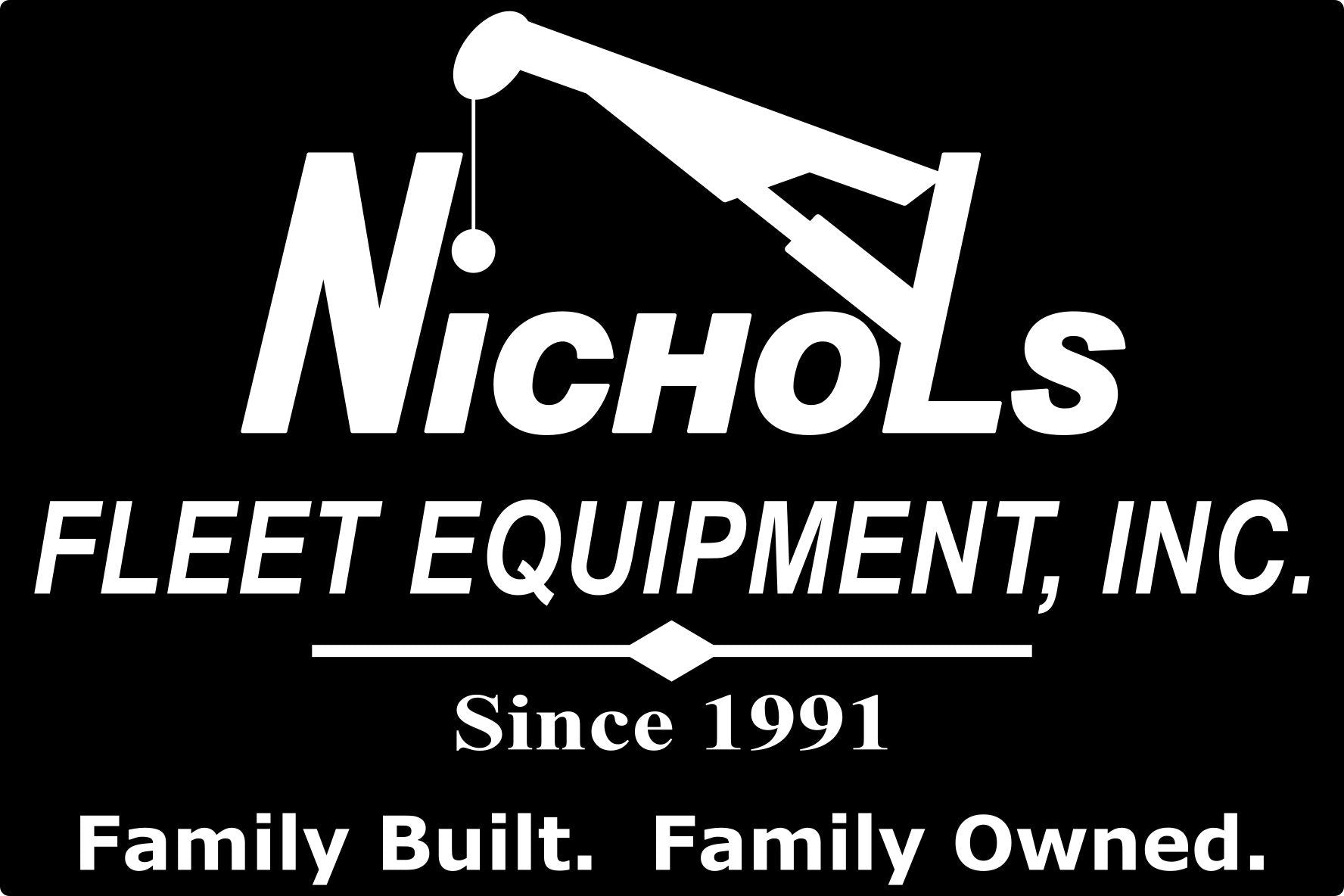 Custom steel sign, Nichols Fleet, Raw steel, business logo sign, indoor, outdoor sign