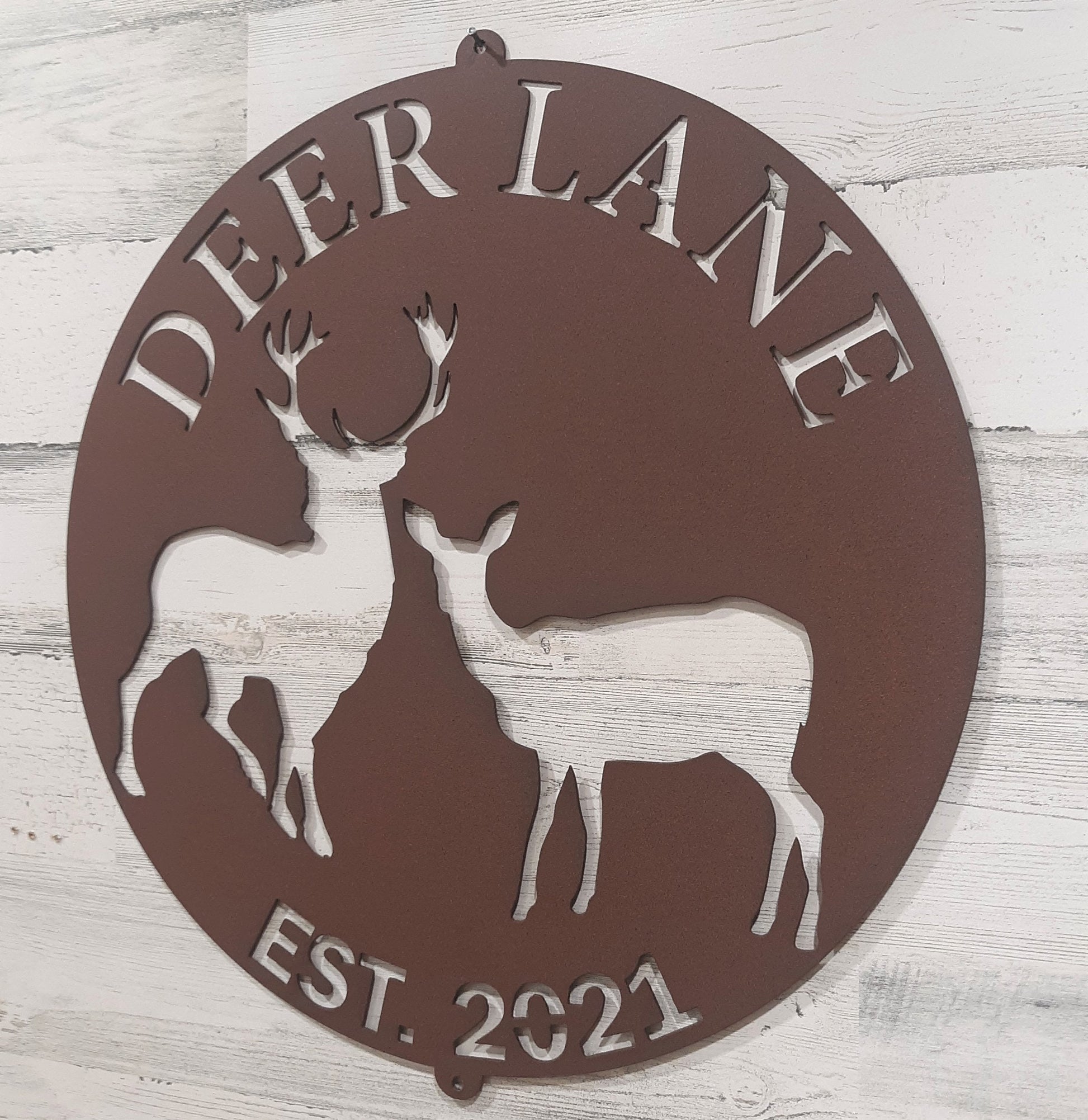 Custom metal signs for Linda, QTY 3, family name, farm signs, established sign