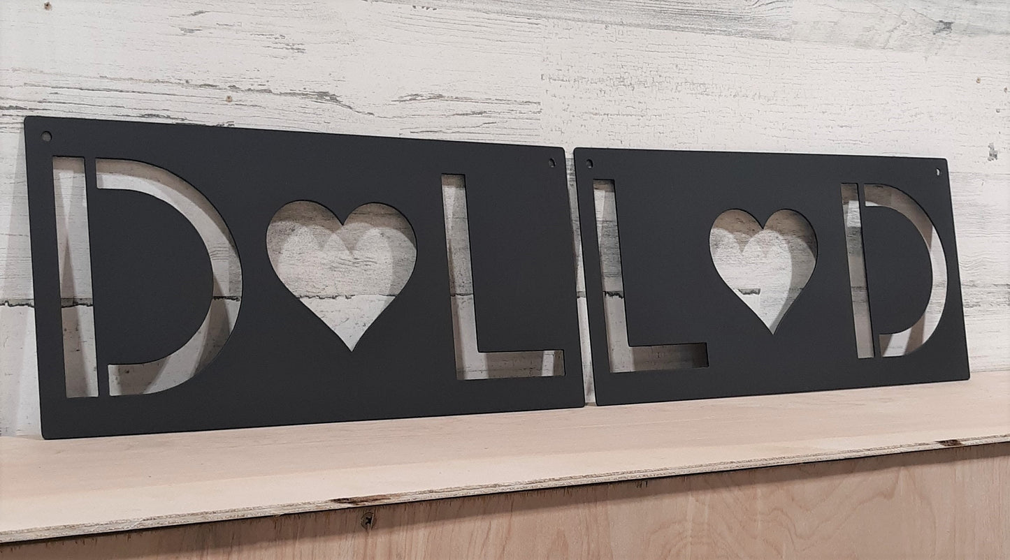 Custom signs for Lani, valentine's day, wedding gift, metal sign, steel decor