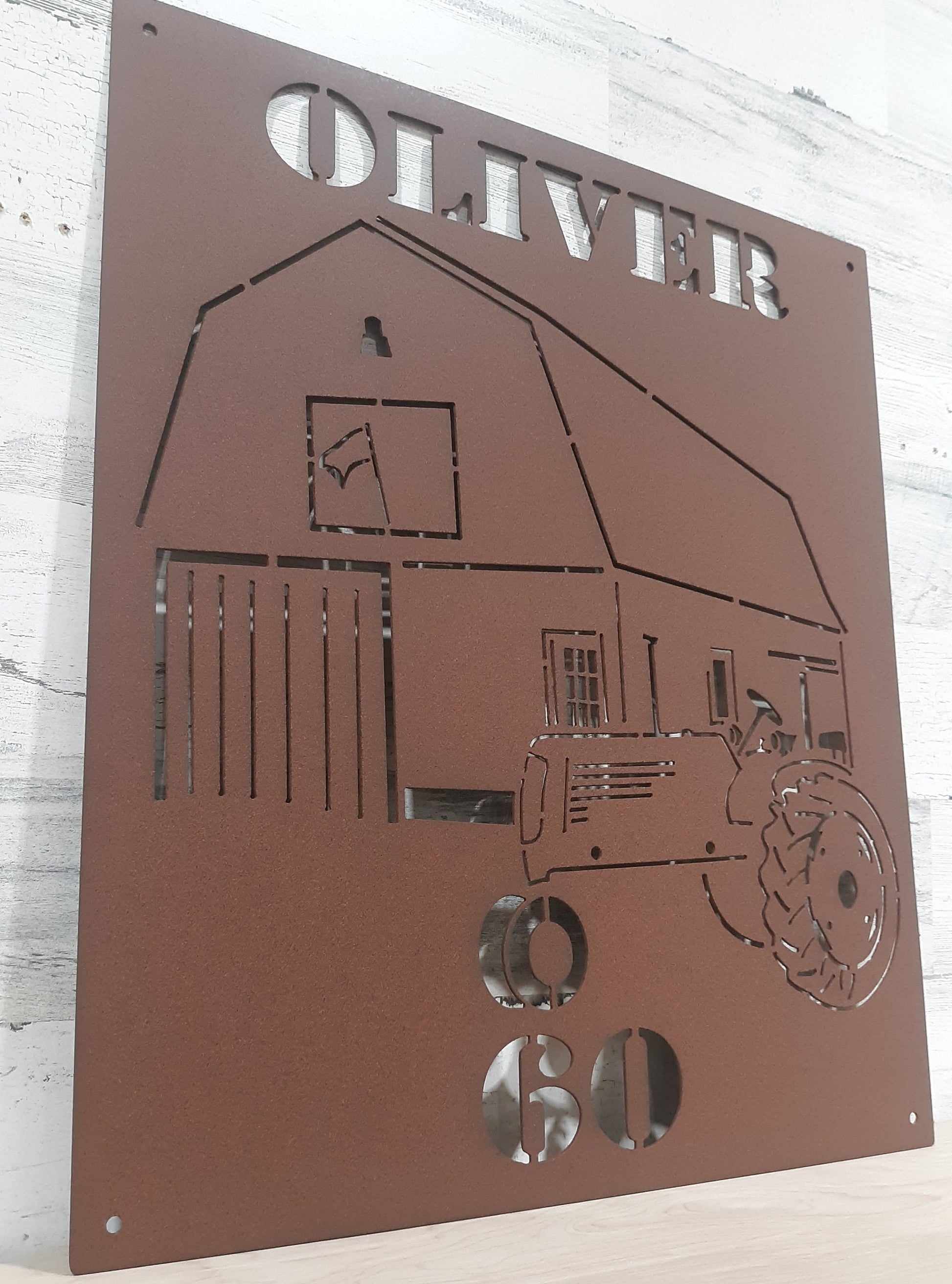Custom metal signs for Linda, QTY 3, family name, farm signs, established sign