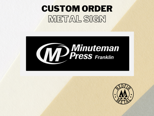 Custom Steel Sign for P Mikos